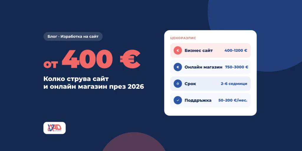 Колко струва изработка на сайт и онлайн магазин – Advisioner