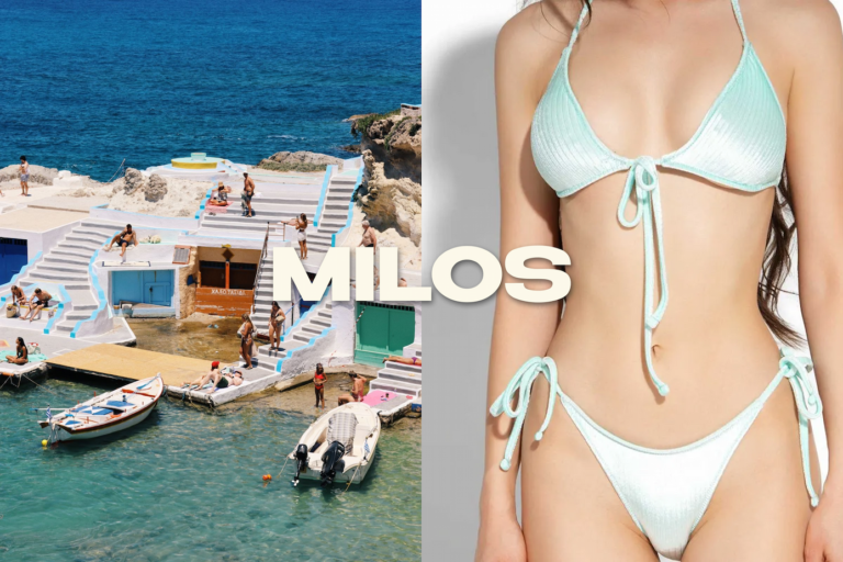 Секция Milos от имейла Salt Skin на Maison Tangerine